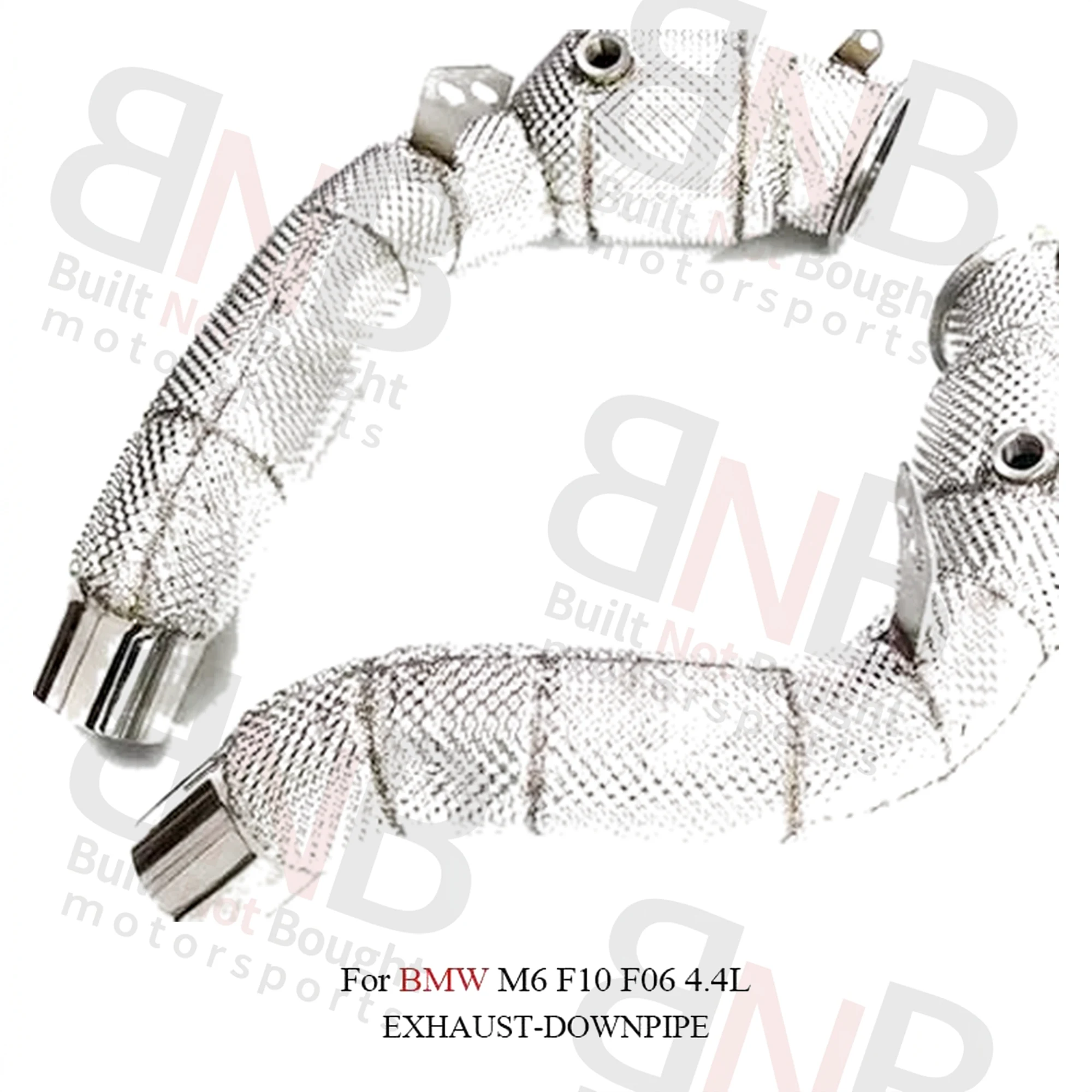 BNB Titaniumz Stainless Steel Exhaust Downpipe for BMW M6 F10 F06 4.4L