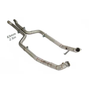 BNB Titaniumz Heat Shield Exhaust Downpipe for Mercedes E350 W212 3.5L