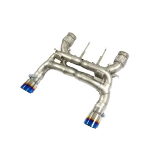BNB Titaniumz Catback Exhaust Double X Pipe OEM Valve McLaren 720S 4.0T