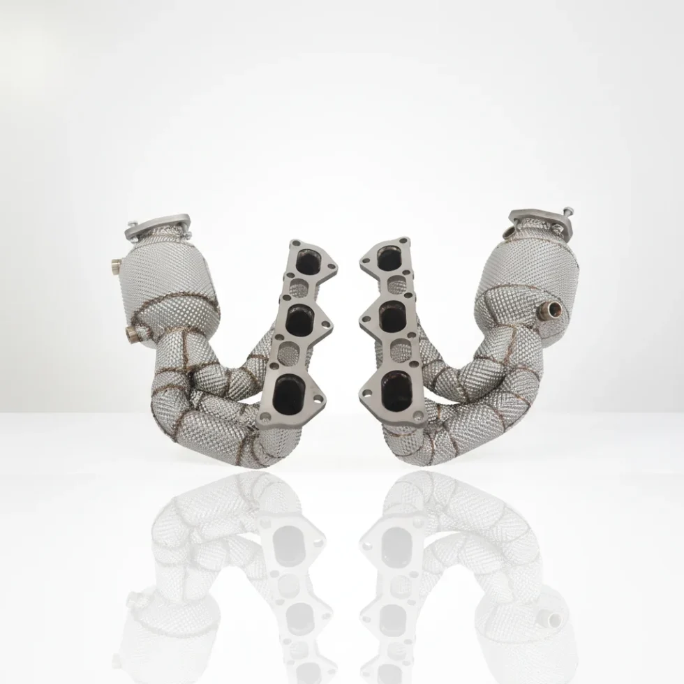 BNB Titaniumz Stainless Steel Downpipe Header Exhaust for Porsche 718 GT4