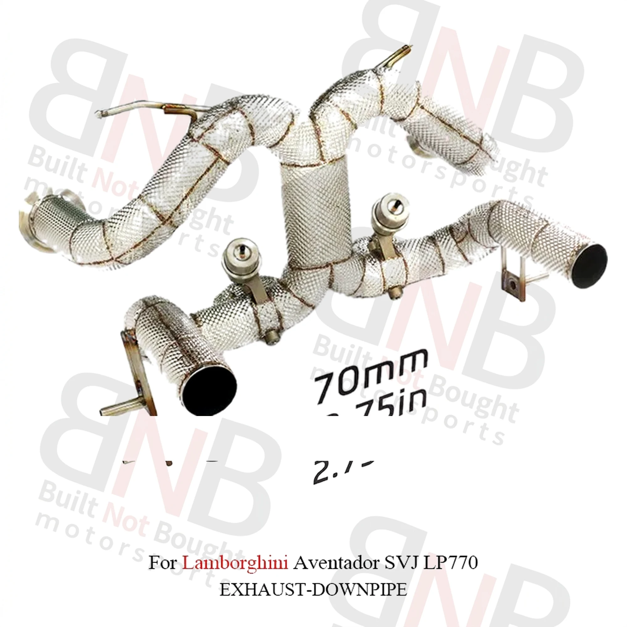 BNB Titaniumz Valved Exhaust Catback for Lamborghini Aventador SVJ LP770