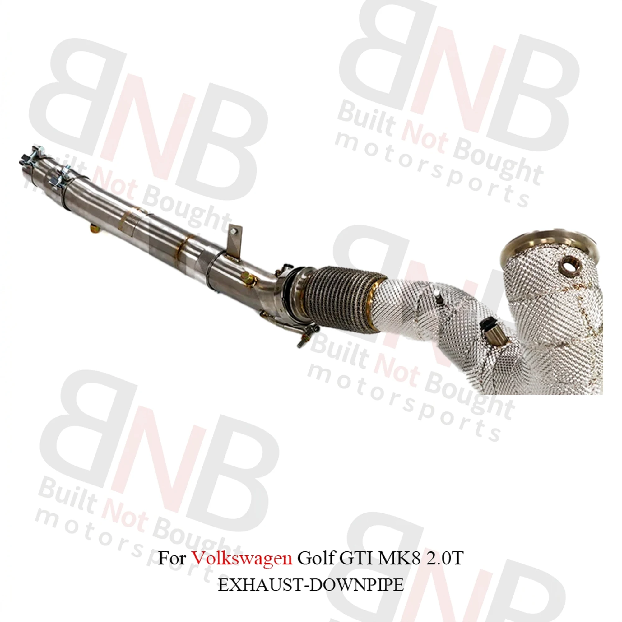 BNB Stainless Steel Exhaust Downpipe for Volkswagen Golf GTI MK8 2.0T