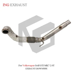 BNB Titaniumz Stainless Steel Exhaust Downpipe for VW Golf GTI MK7 2.0T