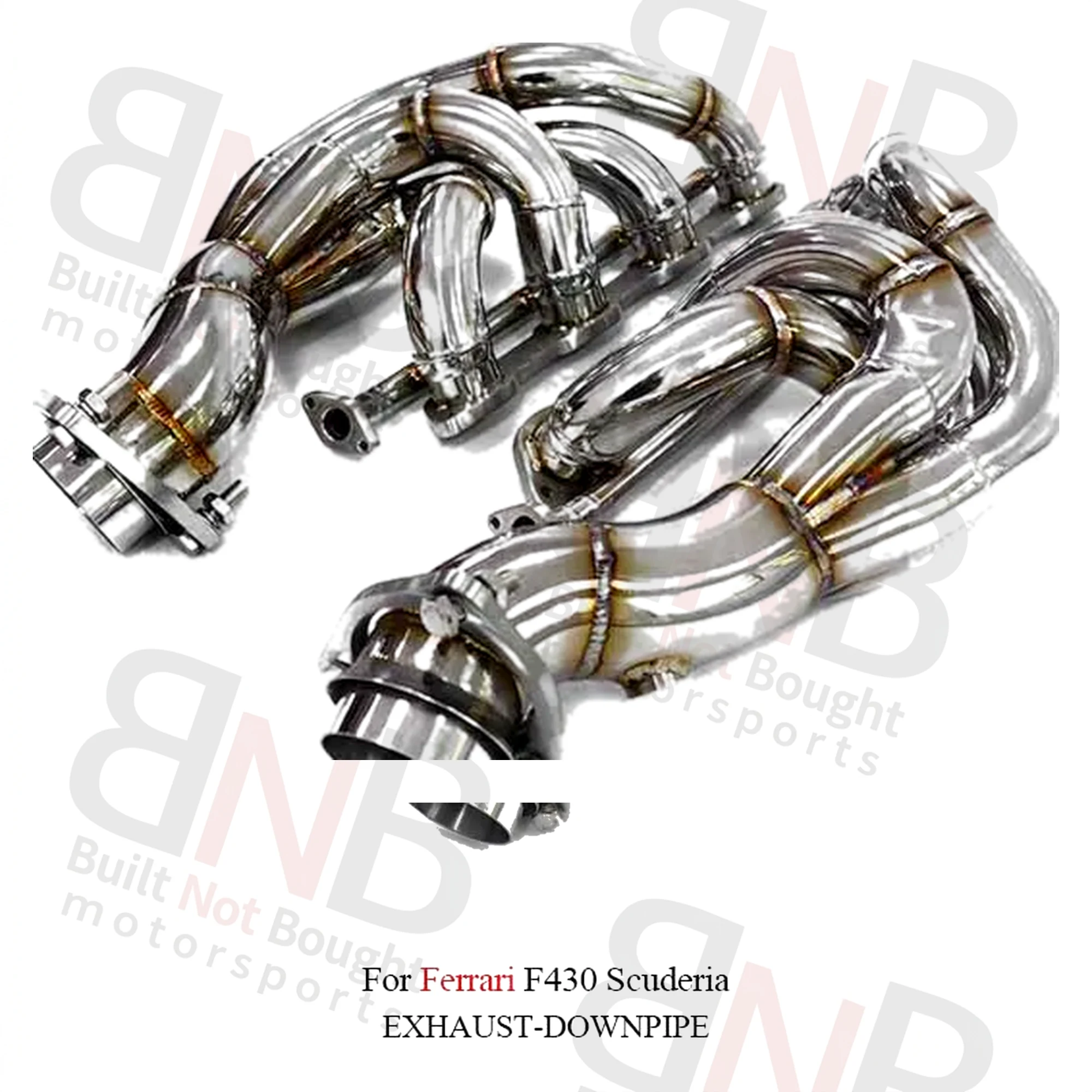 BNB Titaniumz Stainless Steel Tuning Exhaust Header Ferrari F430 Scuderia