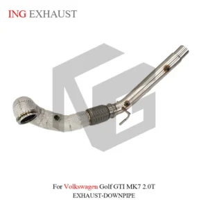 BNB Titaniumz Stainless Steel Exhaust Downpipe for VW Golf GTI MK7 2.0T