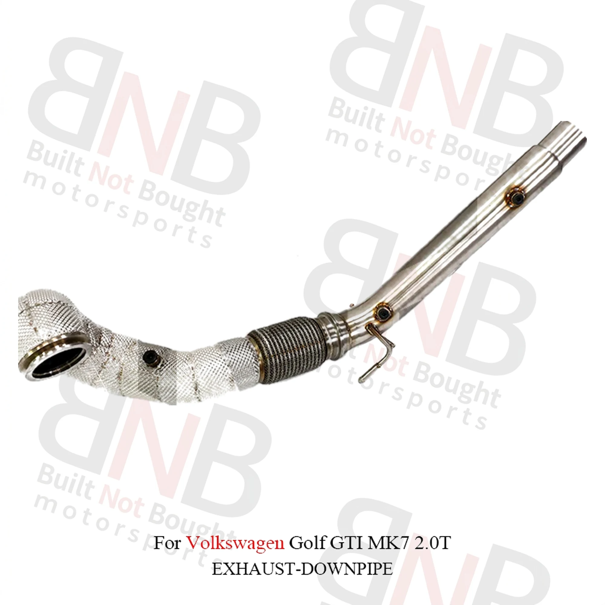 BNB Titaniumz Stainless Steel Exhaust Downpipe for VW Golf GTI MK7 2.0T