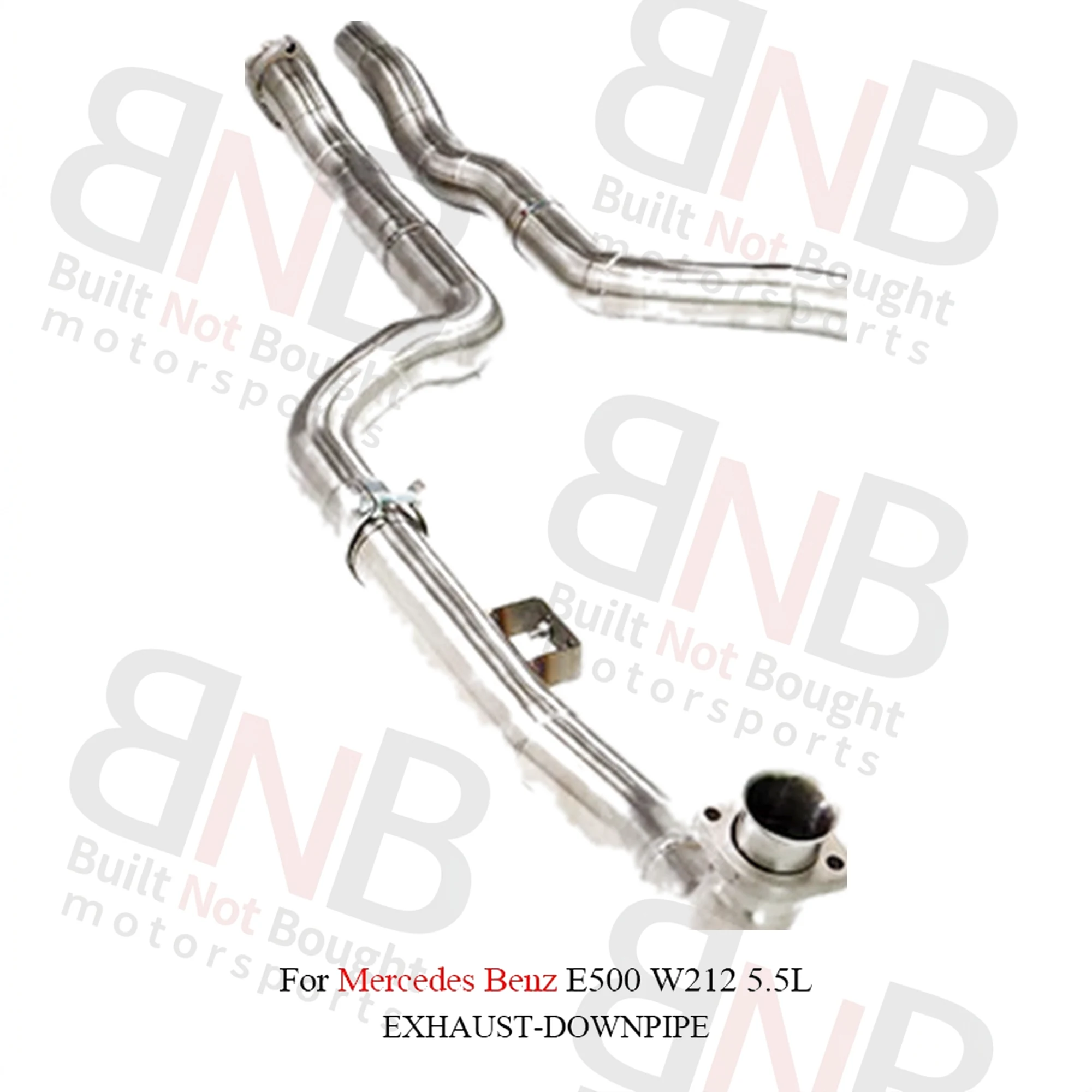 BNB Titaniumz Stainless Steel Exhaust Downpipe Mercedes E500 W212 5.5L