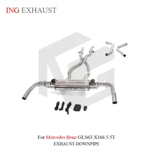 BNB Titaniumz Stainless Steel Catback Exhaust for Mercedes Benz GLS63 X166