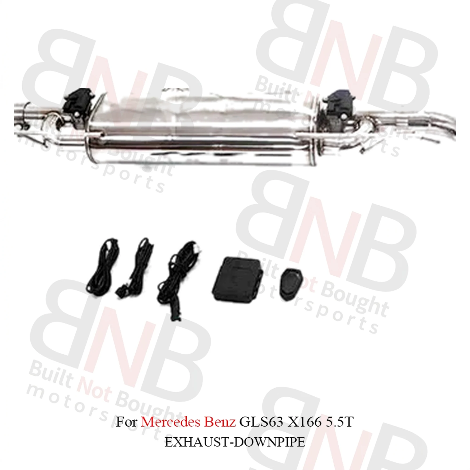 BNB Titaniumz Stainless Steel Catback Exhaust for Mercedes Benz GLS63 X166