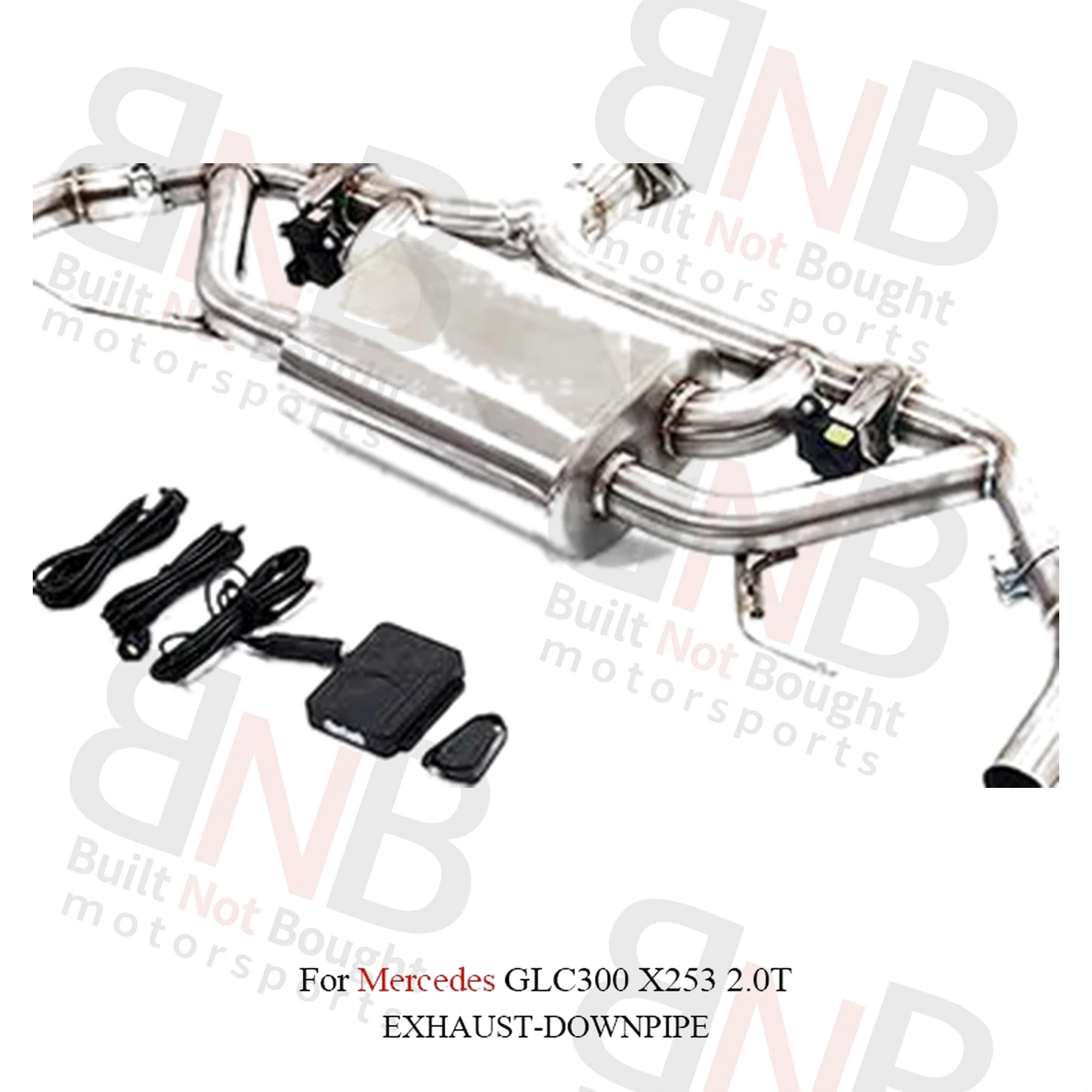BNB Stainless Steel Valvetronic Catback Exhaust for Mercedes Benz GLC300 X253 2.0T