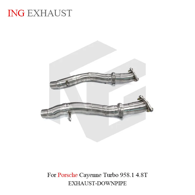 BNB Titaniumz Exhaust Resonant Front Pipe Porsche Cayenne Turbo 958.1 4.8T