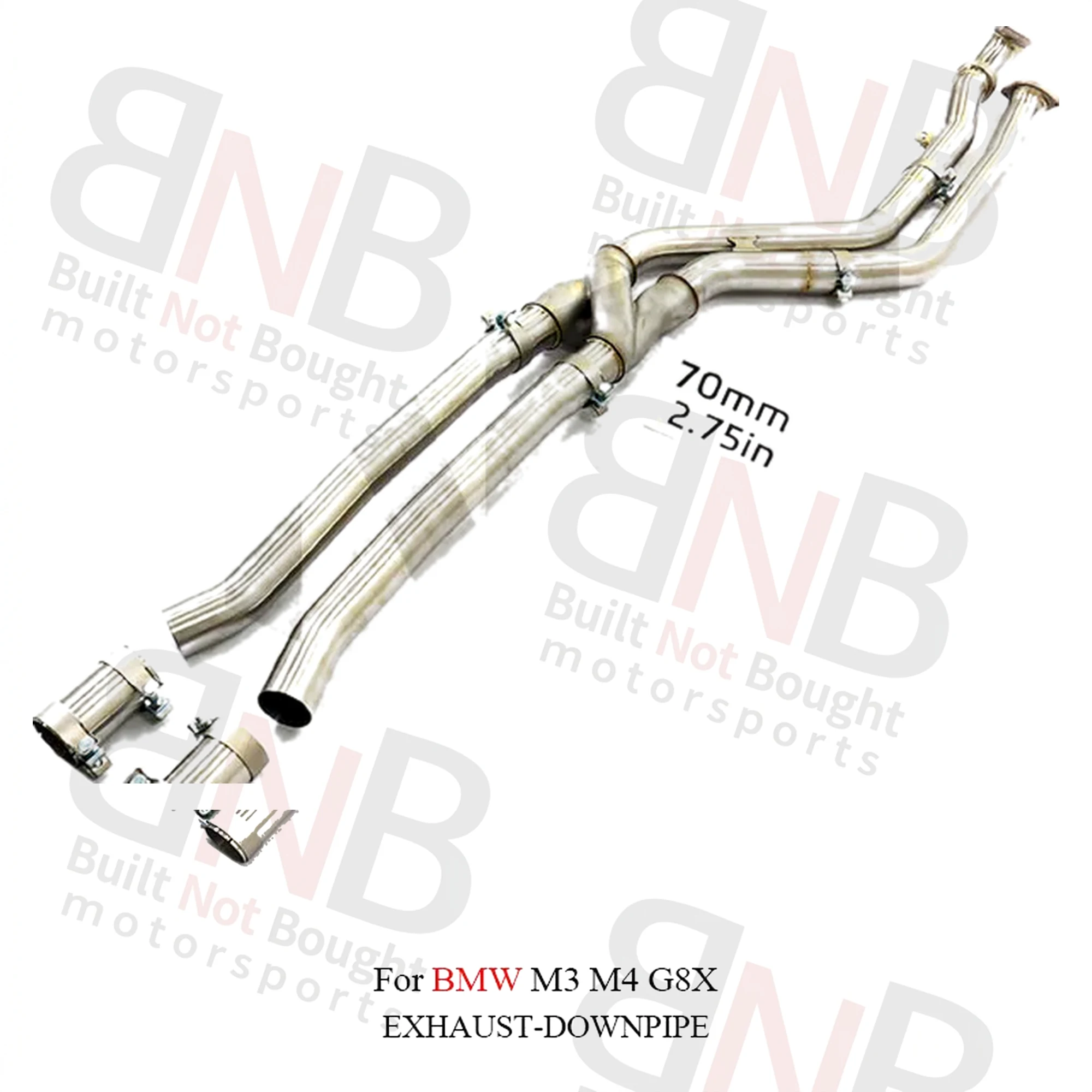 BNB Titaniumz Midpipe Exhaust BMW M3 M4 G80 G82 3.0T