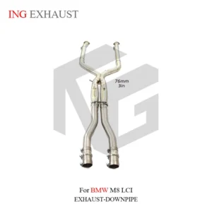 BNB Titaniumz Exhaust Midpipe for BMW M8 LCI Stainless Steel