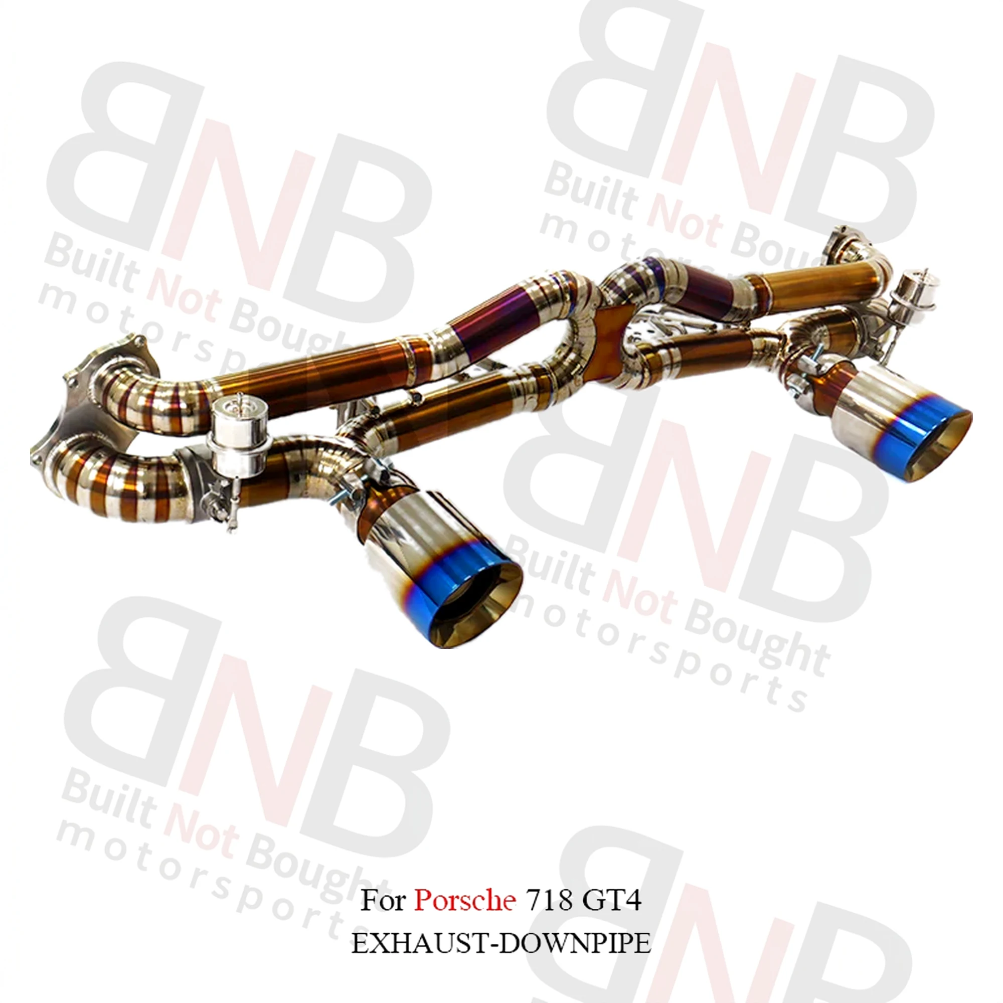 BNB Titaniumz Catback Exhaust Muffler Valve for Porsche 718 GT4