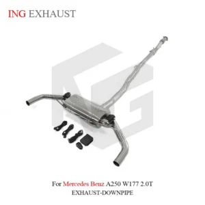 BNB Stainless Steel Catback Exhaust Mercedes A250 W177 2.0T AWD