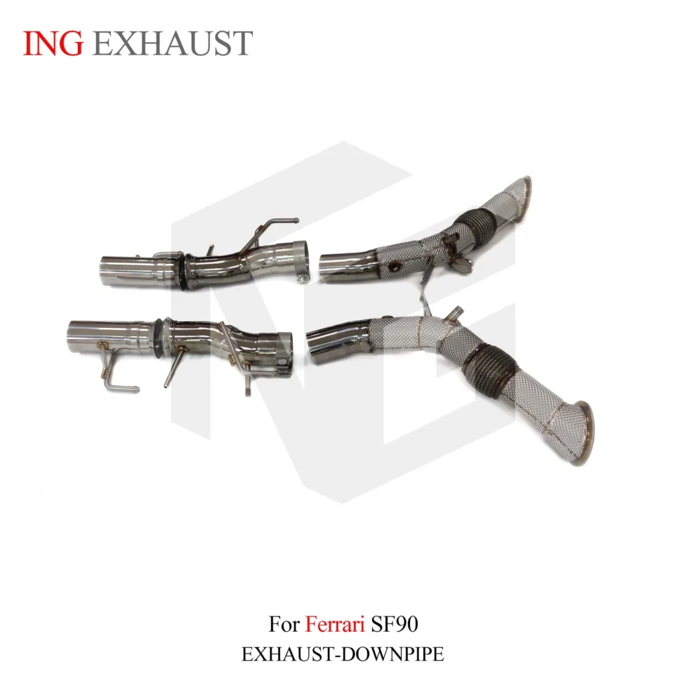 BNB Titaniumz Full Set Exhaust System for Ferrari SF90 2019- Catback Downpipe