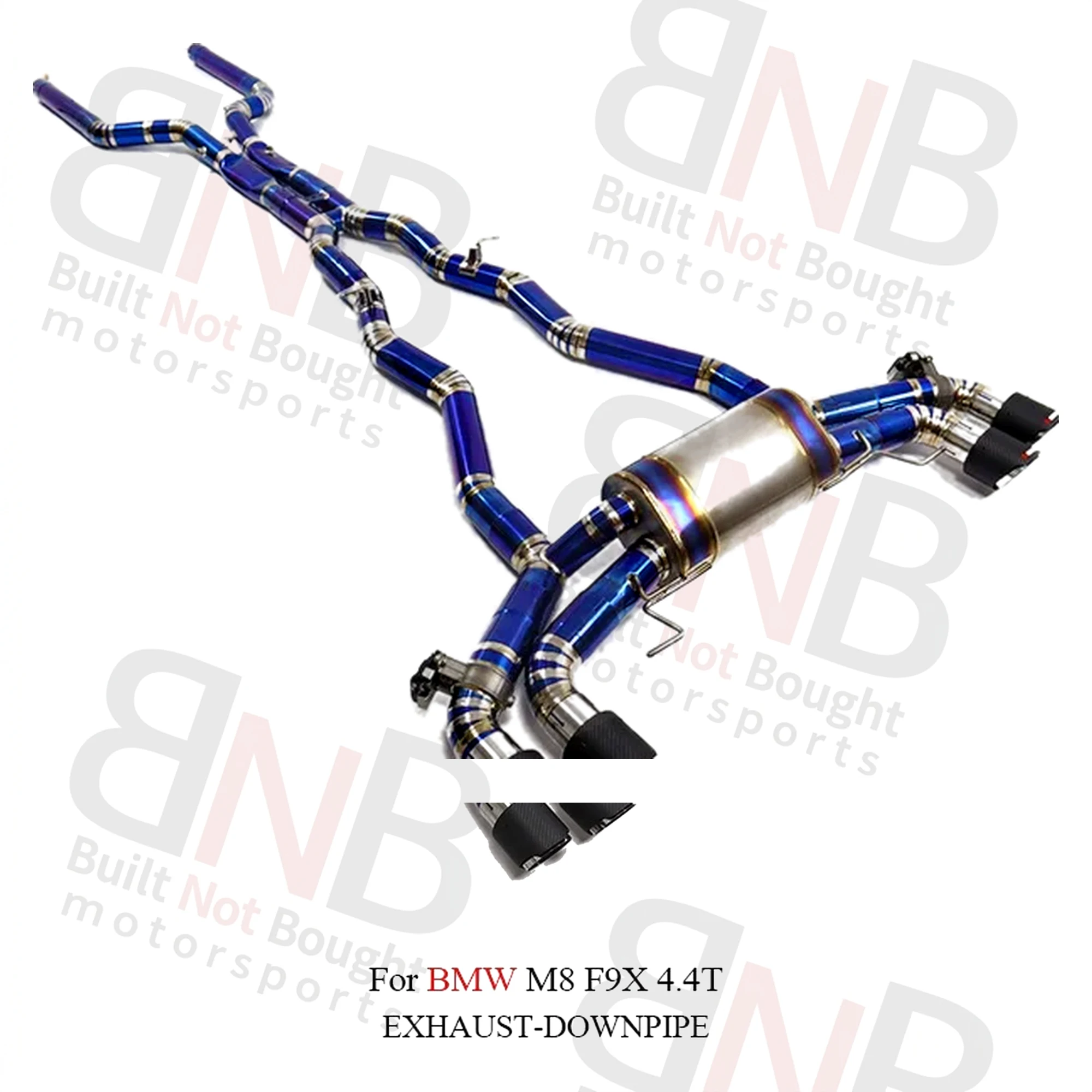 BNB Titaniumz Titanium Catback Exhaust Pipe Variable Valve BMW M8