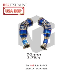 BNB Titaniumz Audi RS6 RS7 C8 4.0T Downpipe Exhaust System