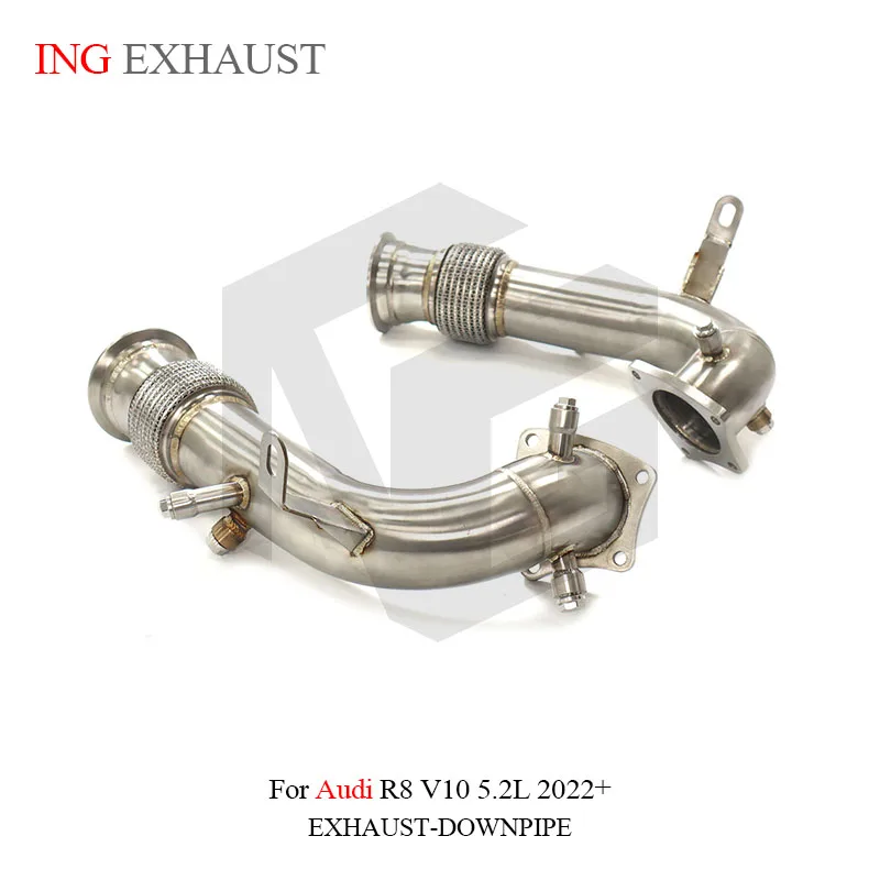 BNB Titaniumz Stainless Steel Exhaust OPF Straight Pipe for Audi R8 V10 5.2L 2022+