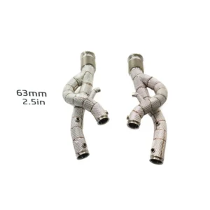 BNB Titaniumz Lamborghini Revuelto Downpipe Exhaust High Flow Stainless Steel