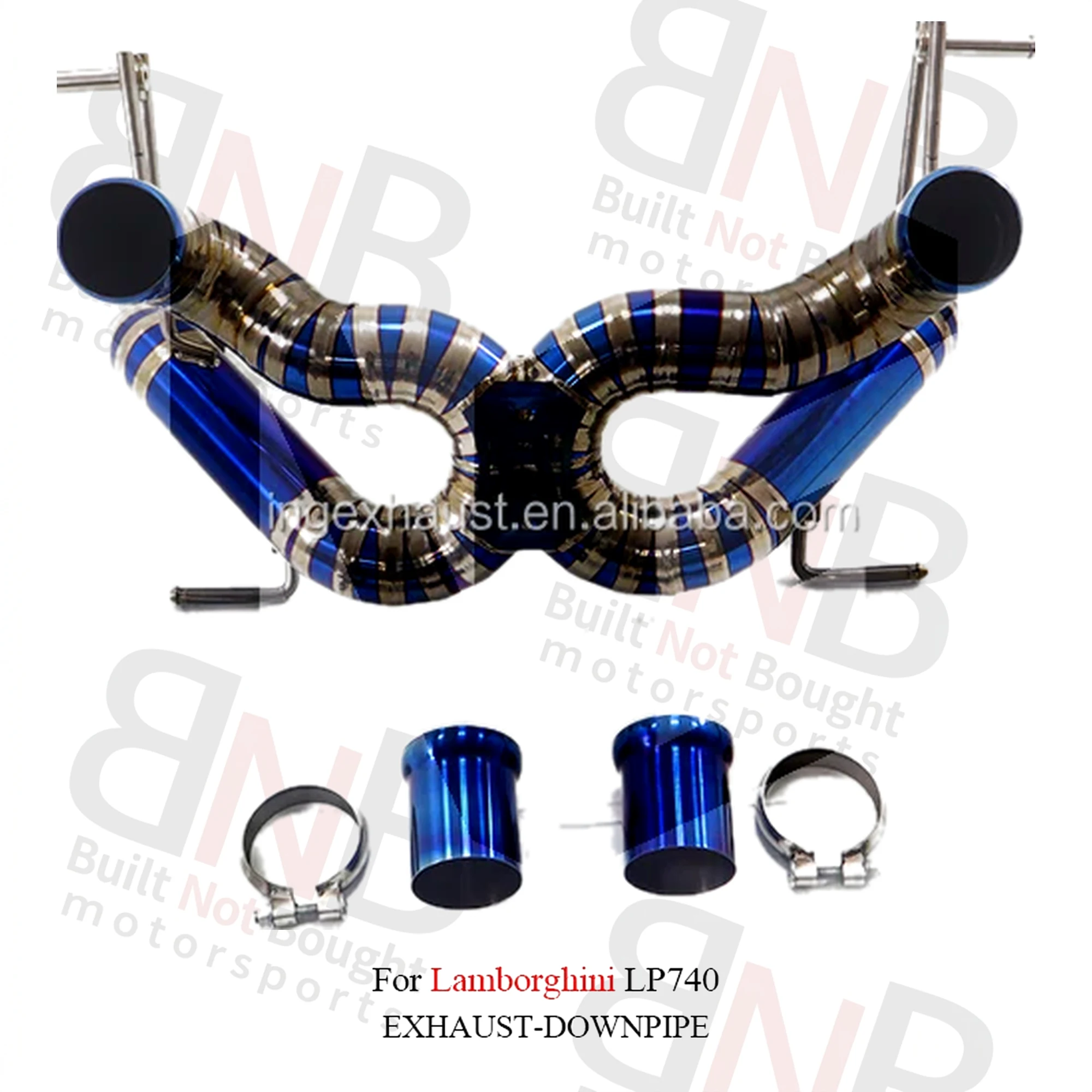 BNB Titaniumz Valvetronic Catback Exhaust System for Lamborghini LP740 SVJ