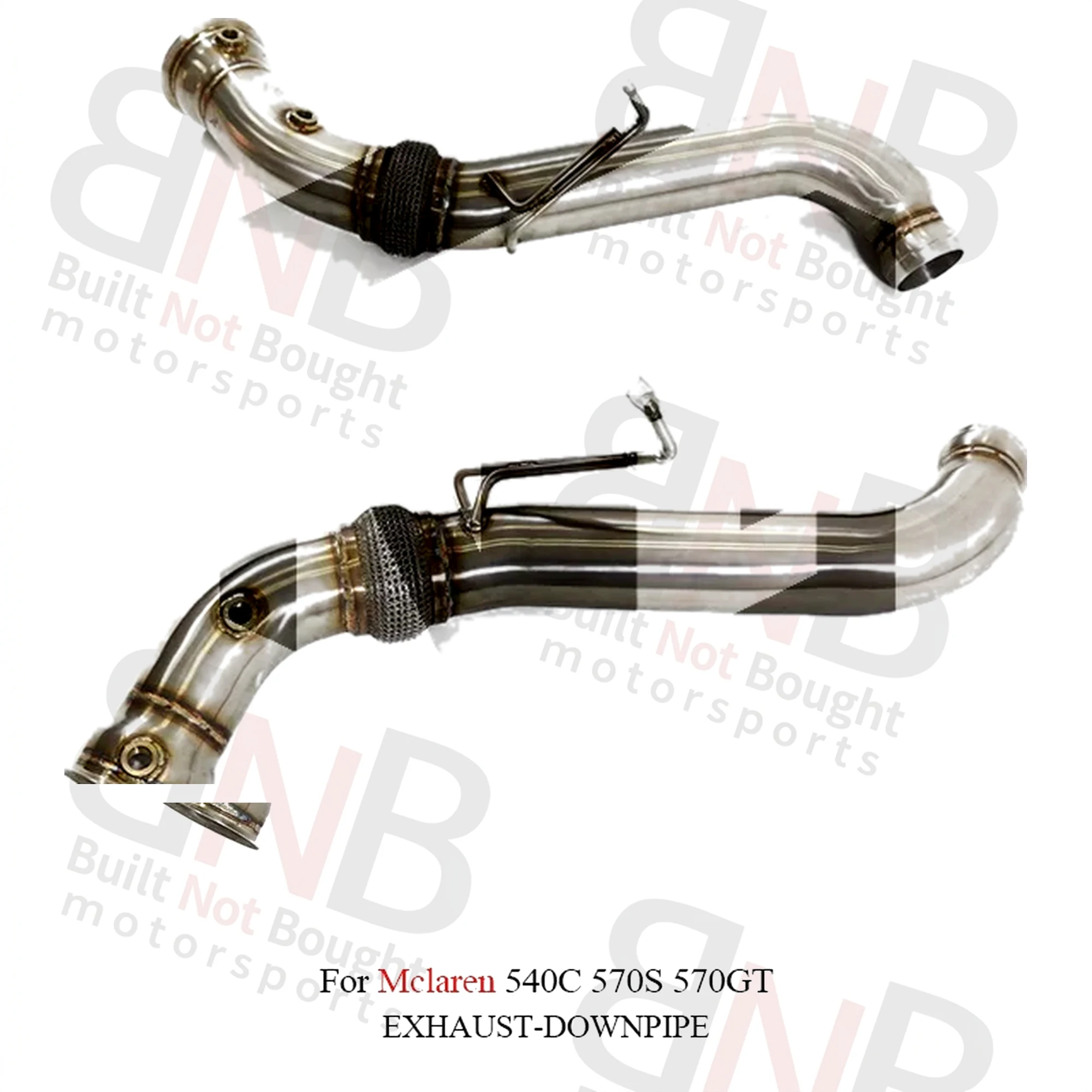 BNB Titaniumz Stainless Steel Downpipe for McLaren 540C 570S 570GT