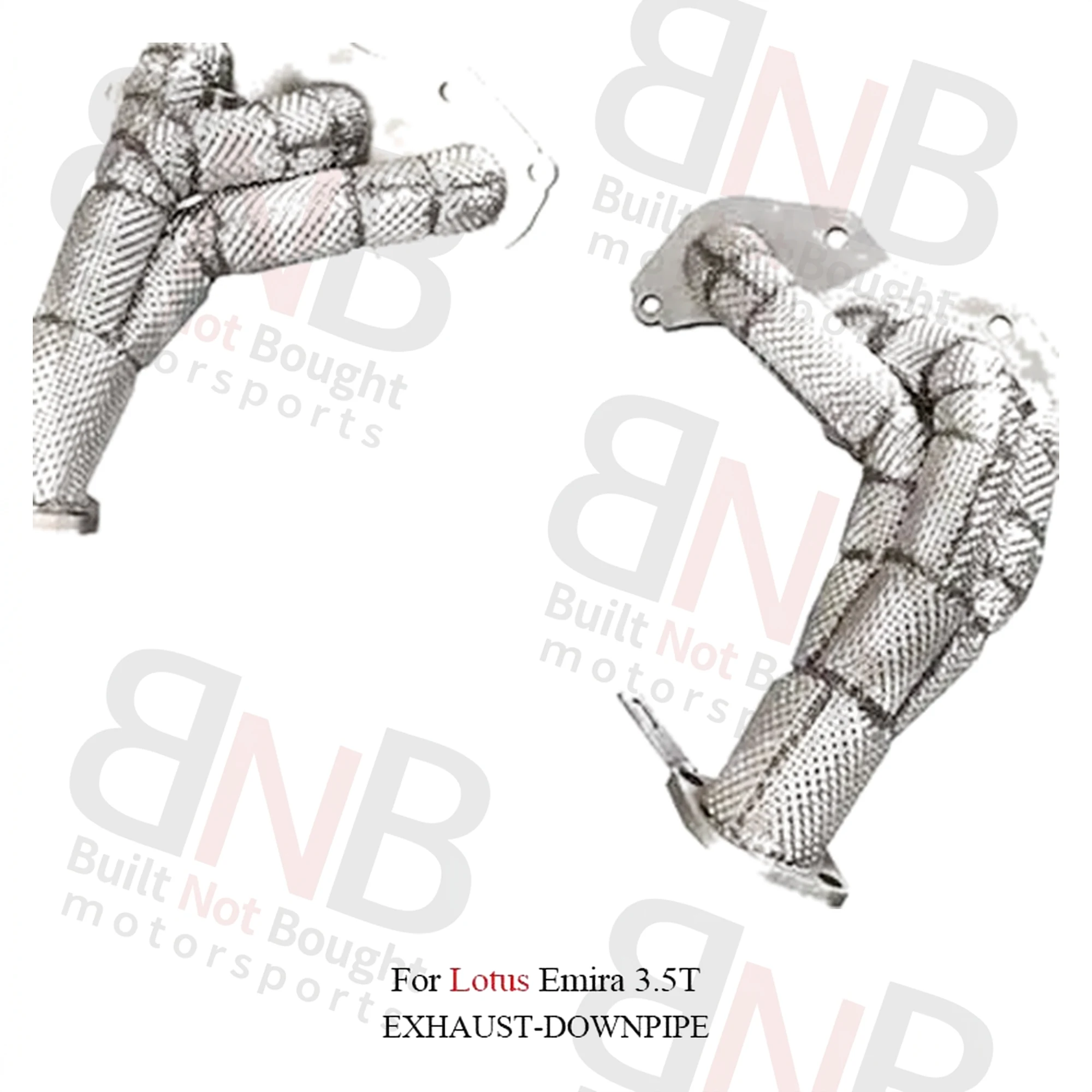 BNB Stainless Steel Exhaust Pipe Header for Lotus Emira 3.5T