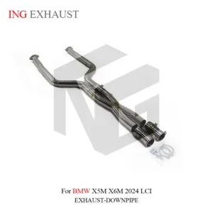 BNB Titaniumz Stainless Steel Exhaust Midpipe for BMW X5M/X6M F95/F96 2024 LCI