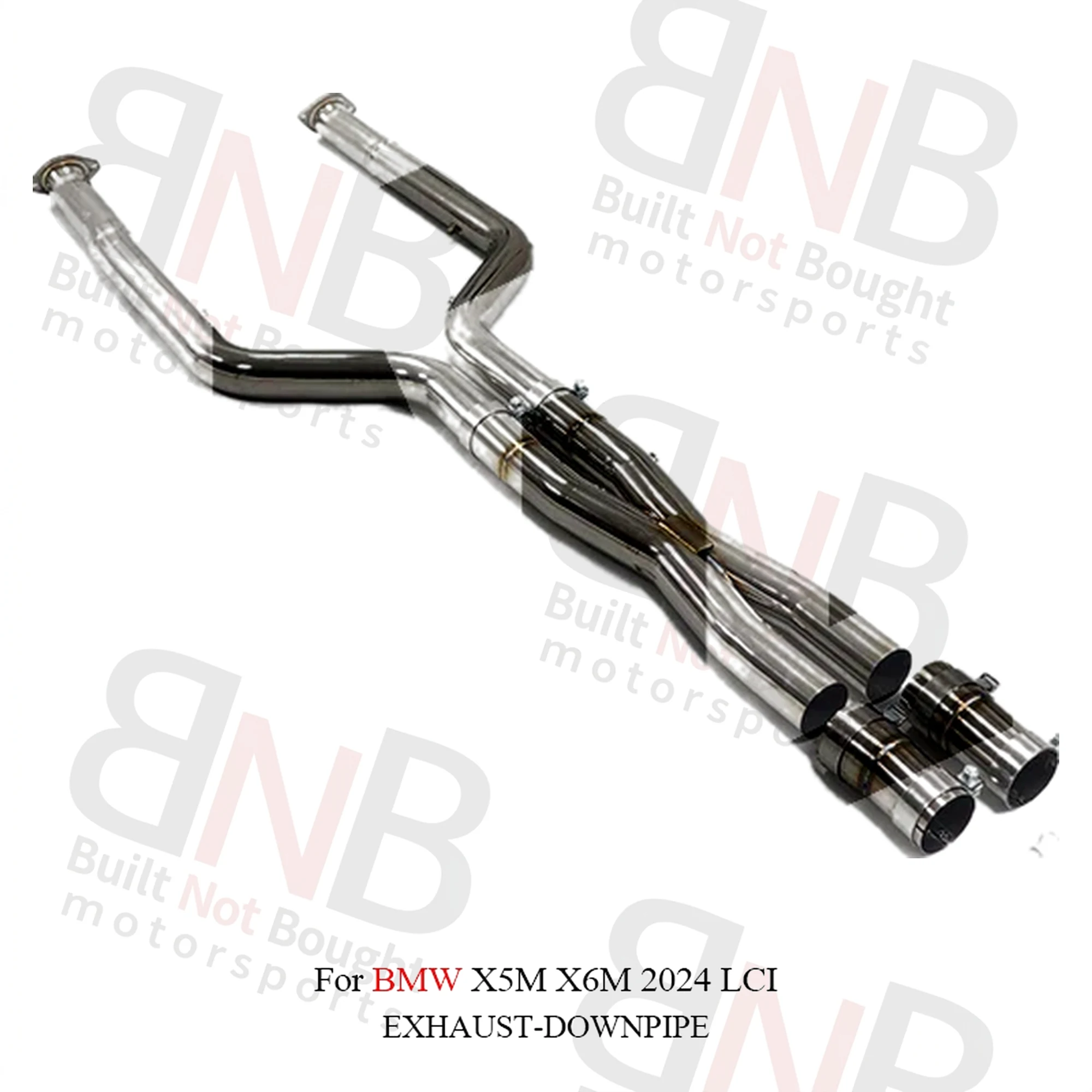 BNB Titaniumz Stainless Steel Exhaust Midpipe for BMW X5M/X6M F95/F96 2024 LCI