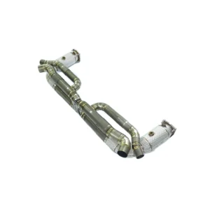 BNB Titaniumz Titanium Catback Exhaust Muffler with Valve for Porsche 991.2 Turbo 3.8T