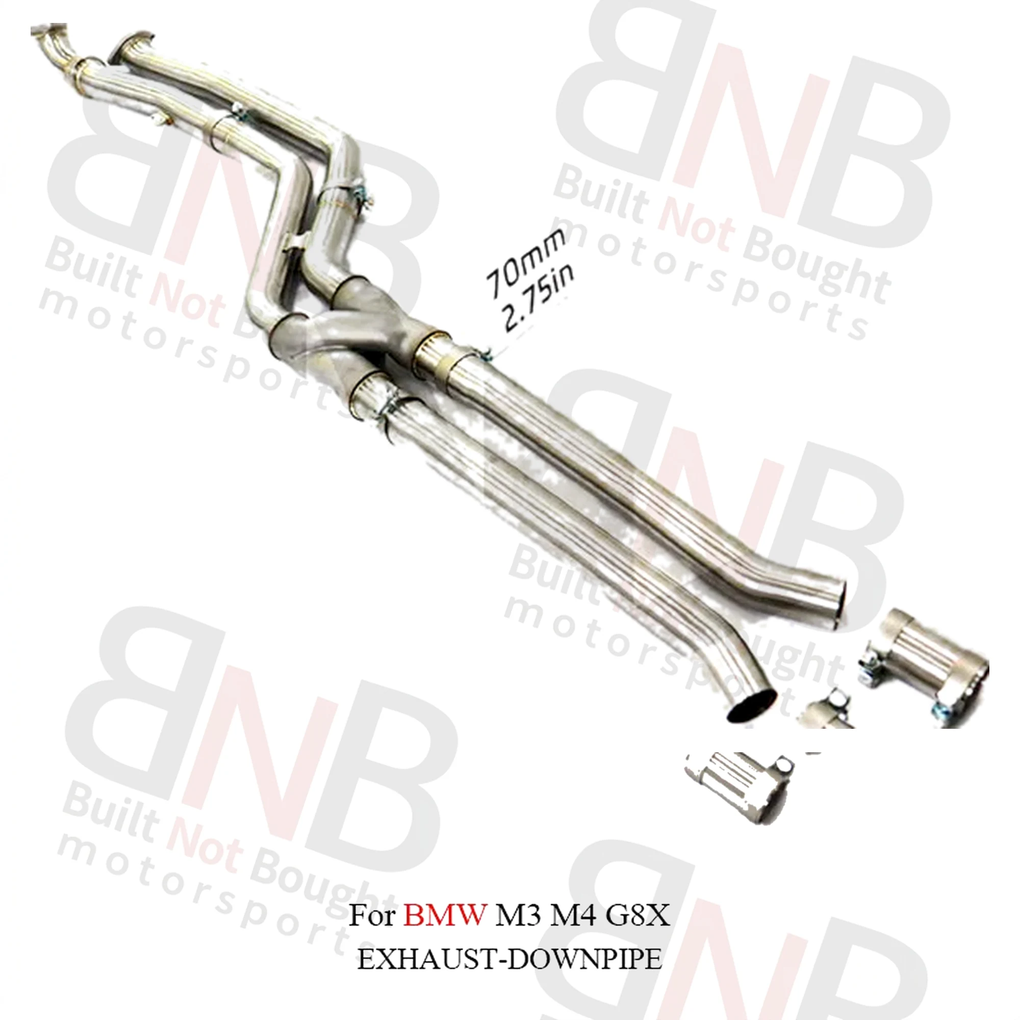 BNB Titaniumz Midpipe Exhaust BMW M3 M4 G80 G82 3.0T