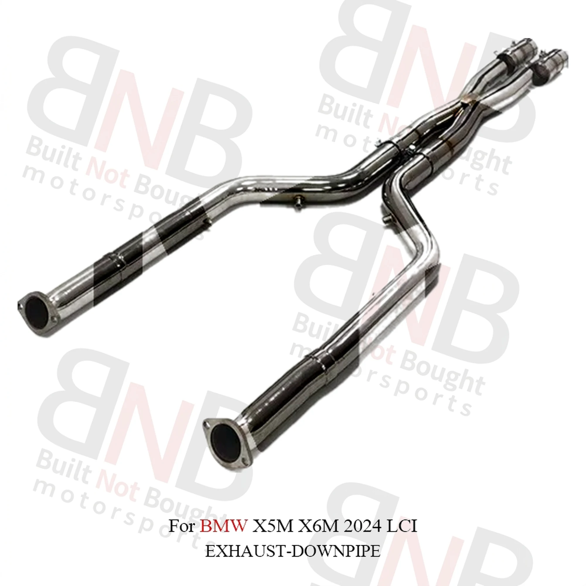 BNB Stainless Steel Exhaust Downpipe for BMW X5M/X6M 2024 4.4T S63 V8