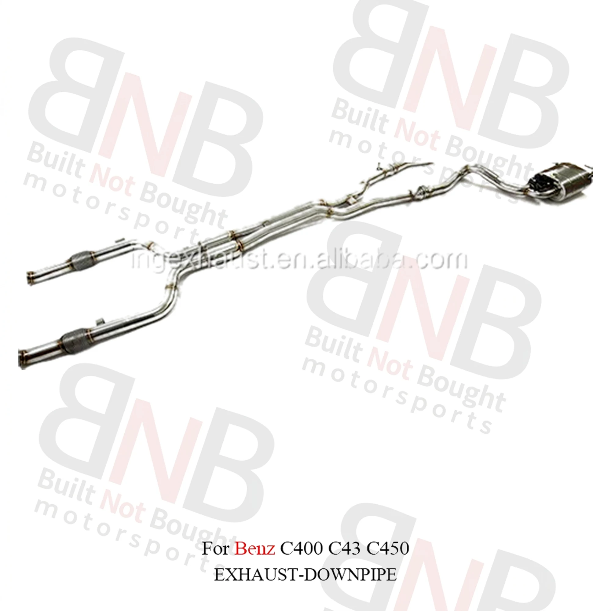 BNB for 2019+ Mercedes-Benz AMG C43 E43 E400 3.0T Catback Exhaust Valve 120x60x30