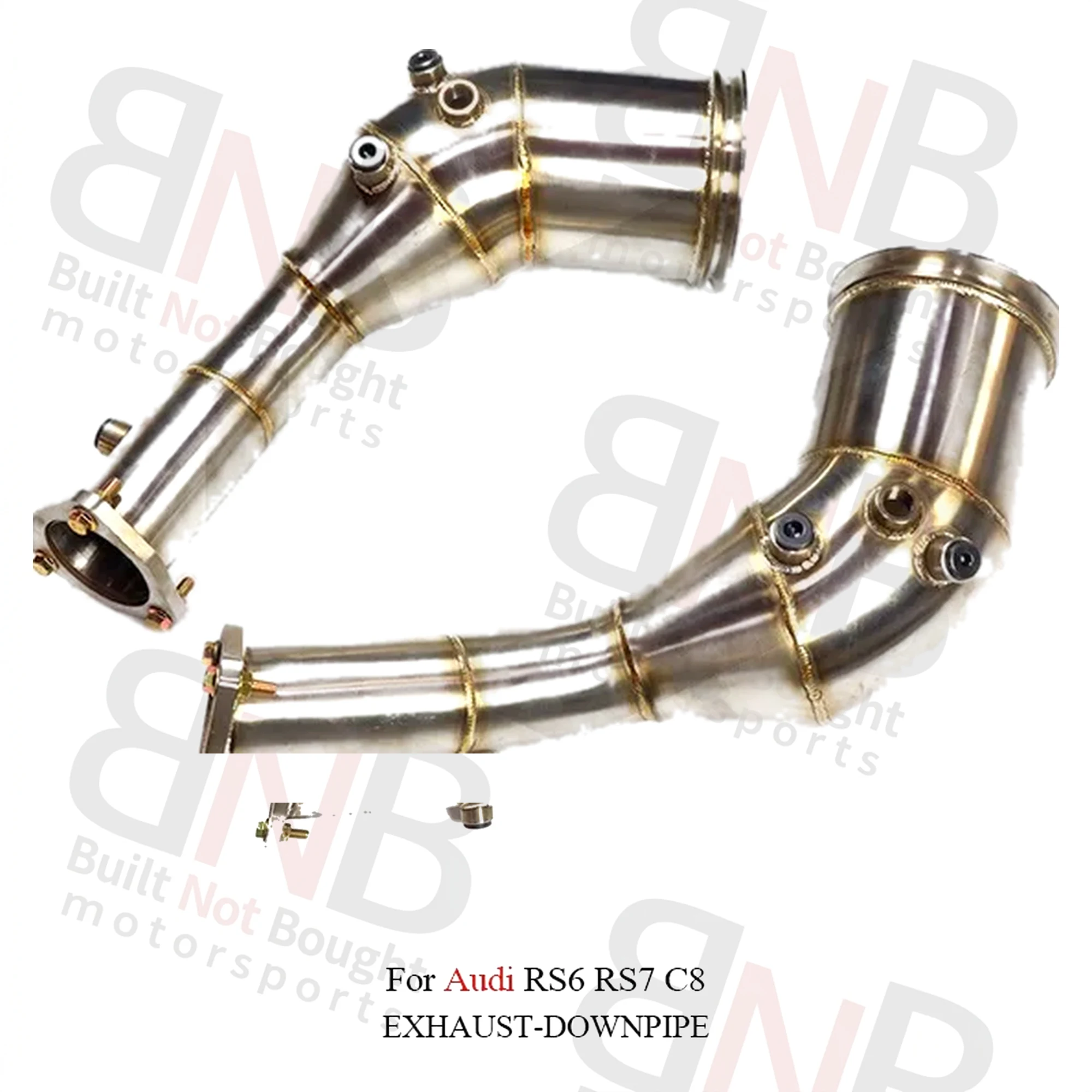 BNB Titaniumz for Audi RS6 RS7 C8 4.0T Downpipe Stainless Steel OPF