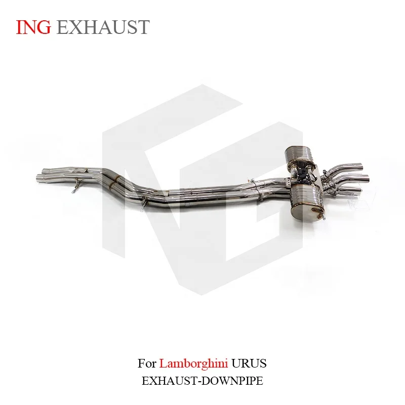 BNB Titaniumz Stainless Steel Exhaust Catback for Lamborghini URUS High Flow Silvery