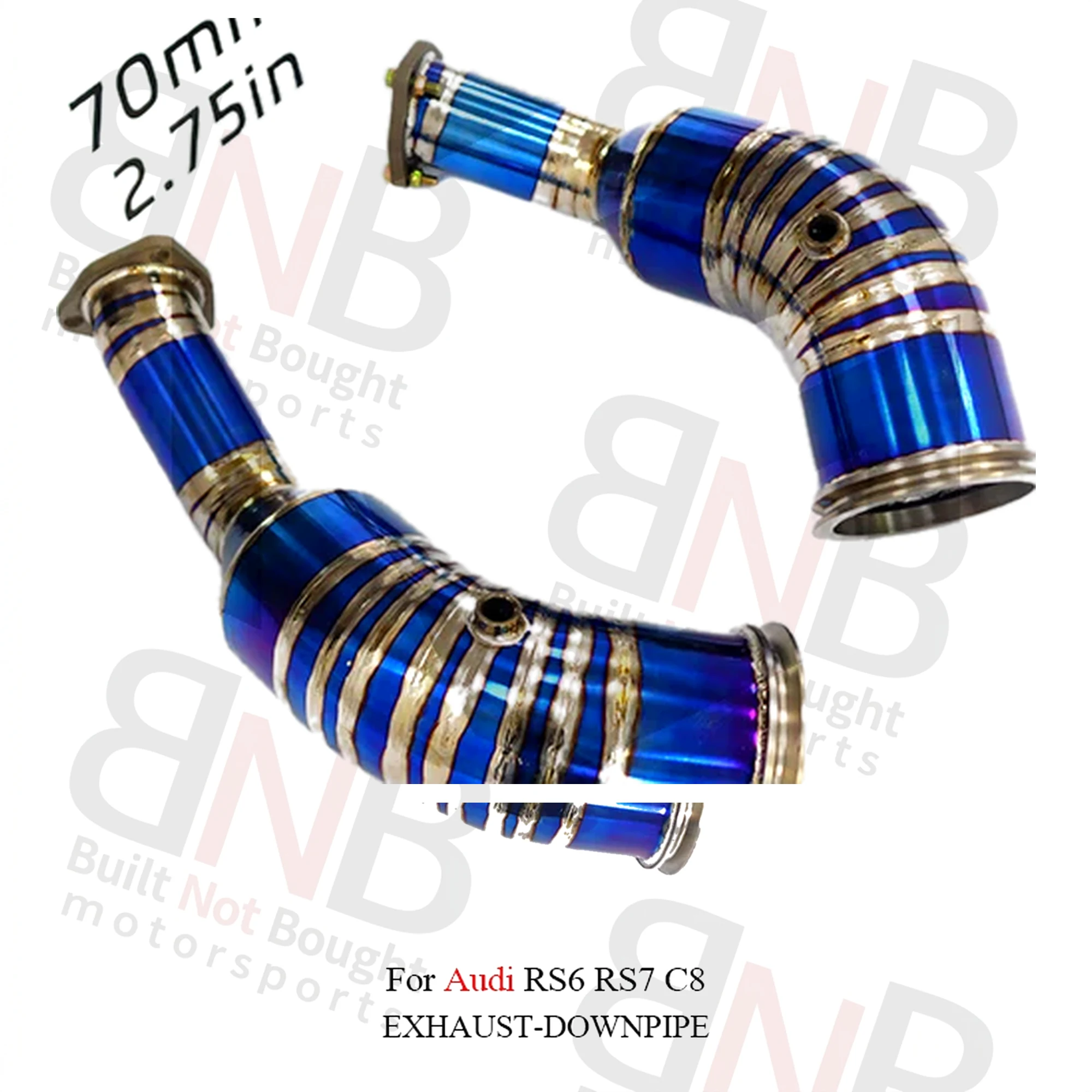 BNB Titaniumz Audi RS6 RS7 C8 4.0T Downpipe Exhaust System
