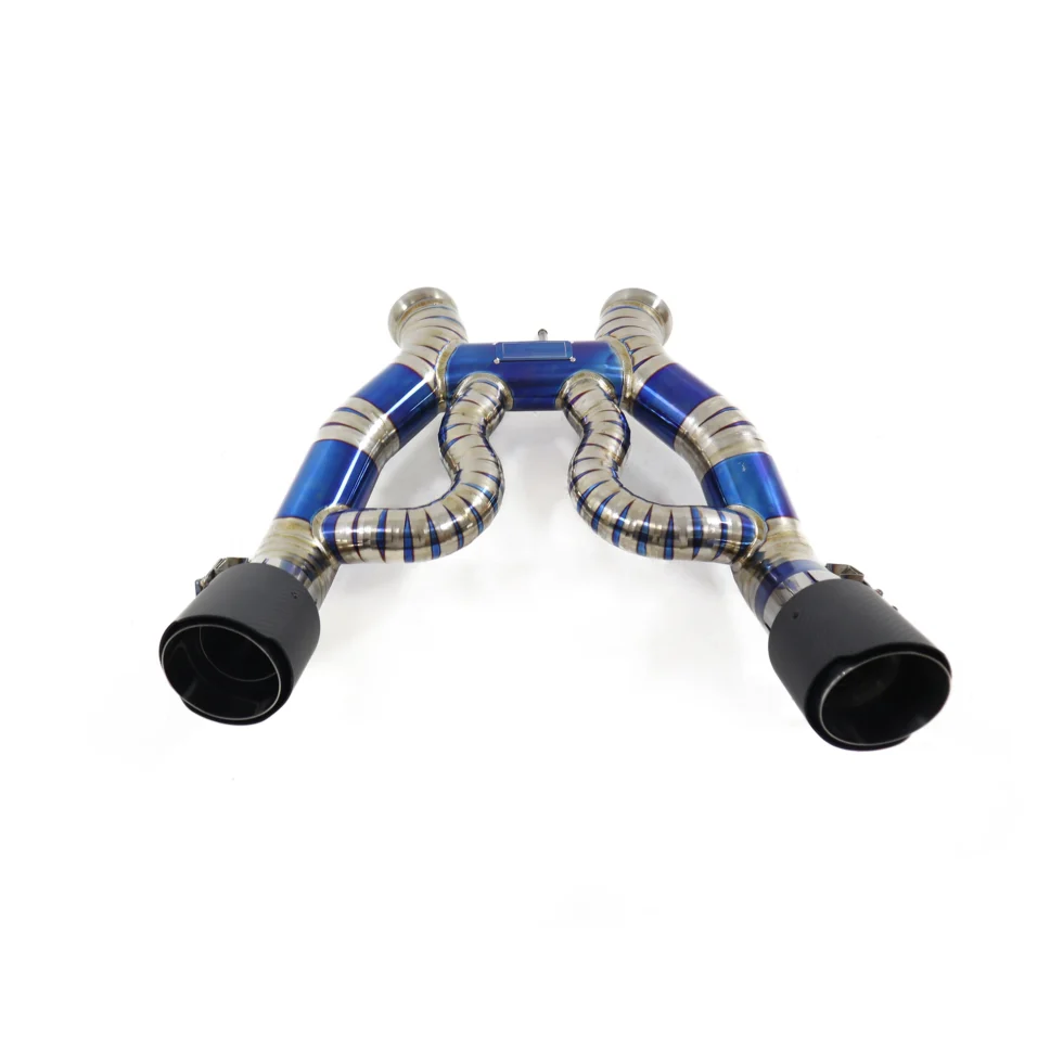 BNB Titaniumz Titanium Catback Exhaust Pipes McLaren 675LT