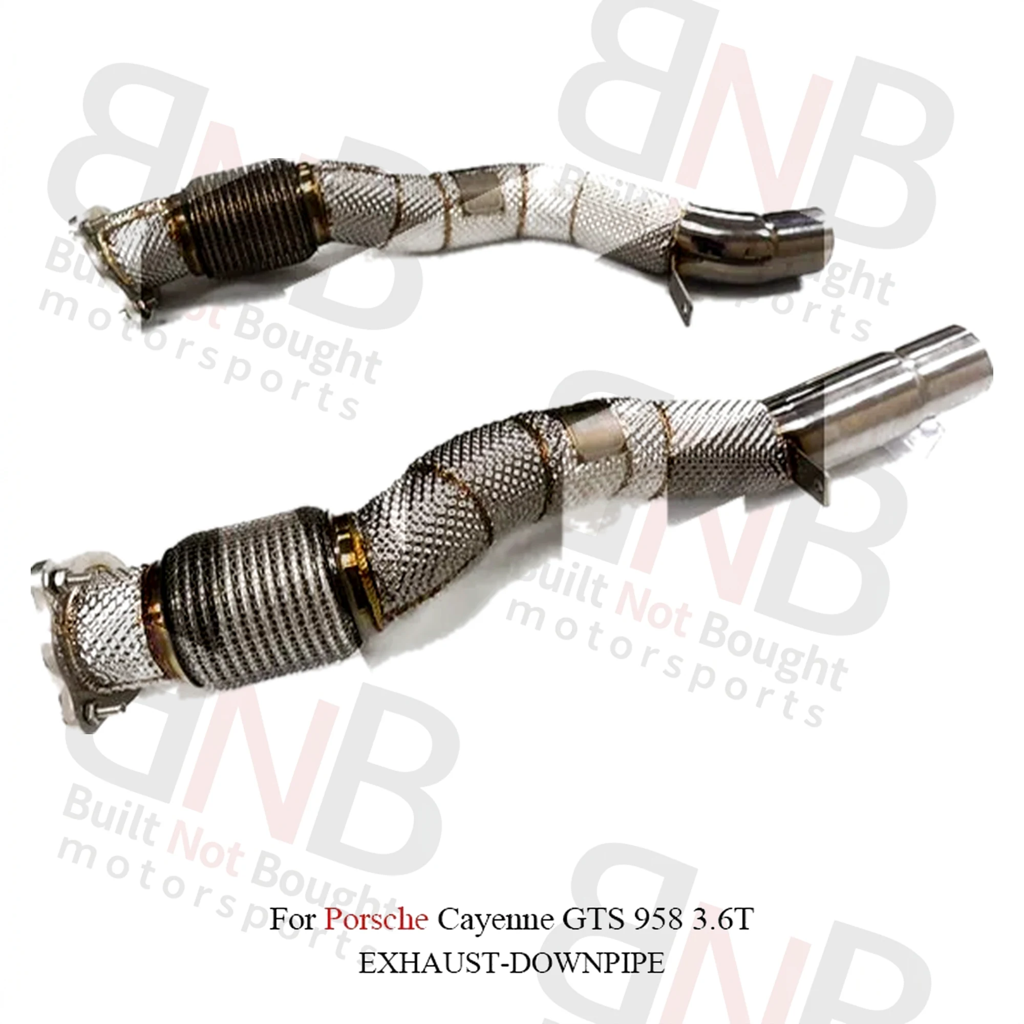 BNB Titaniumz Exhaust Front Tube Heat Shield for Porsche Cayenne GTS 958 3.6L