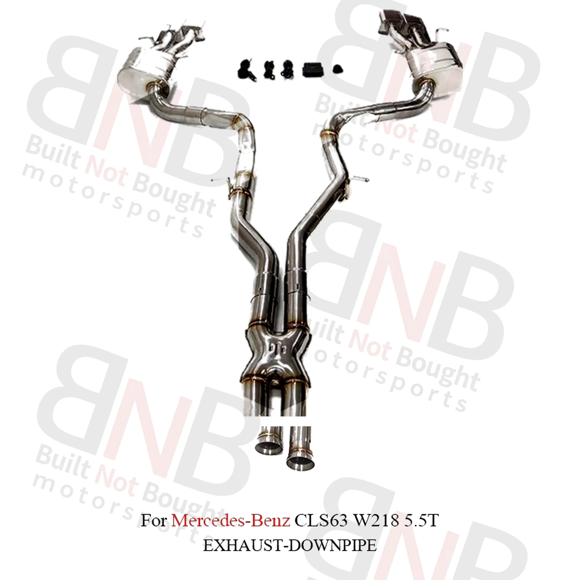 BNB Titaniumz Stainless Steel Valvetronic Exhaust for Mercedes CLS63 5.5T