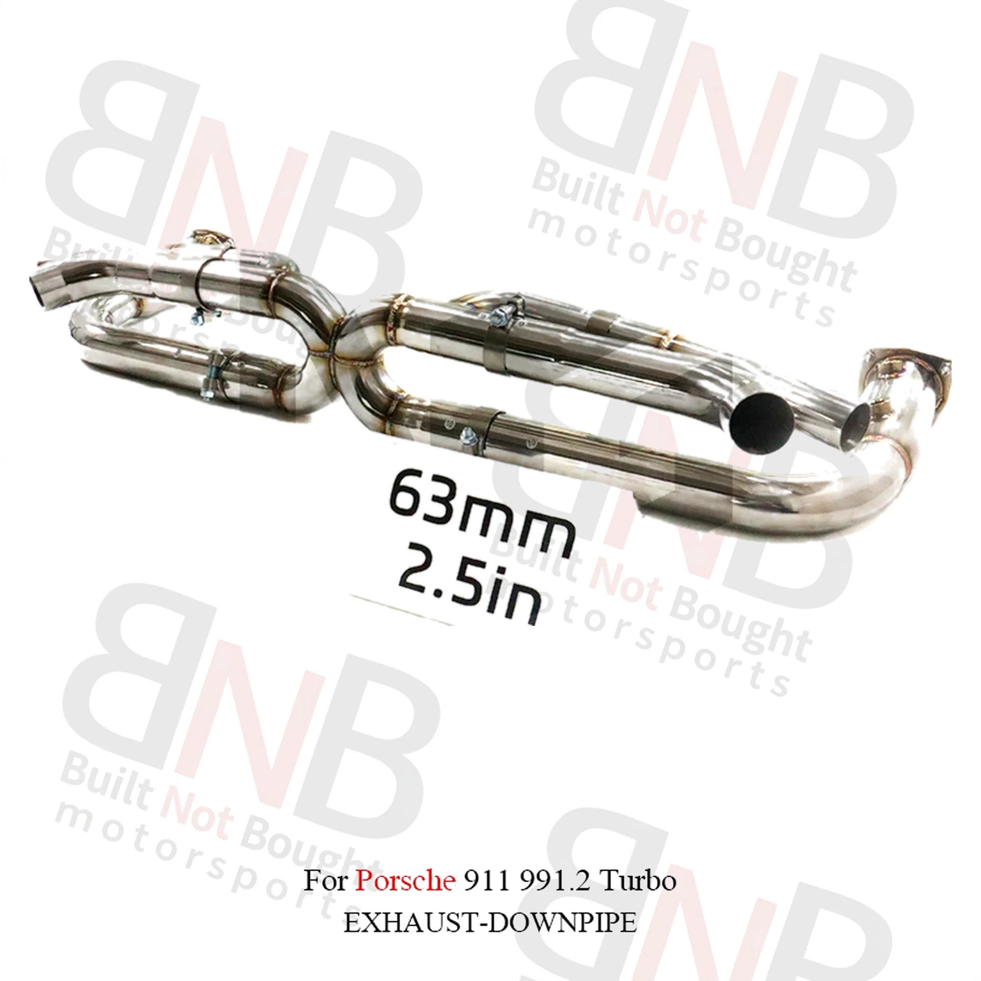 BNB Porsche 911 991.2 Turbo Stainless Steel Exhaust System With Electronic Valve