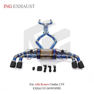 BNB Titaniumz Exhaust Valve for Alfa Romeo Giulia 2.9T Blue