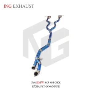 BNB Titaniumz Catback Exhaust with Valve Golden BMW M3 M4 G8X