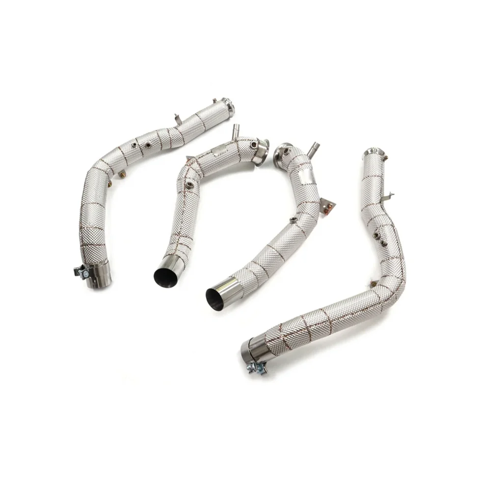 BNB Titaniumz Stainless Steel Straight Pipe Exhaust Downpipe G63 W465