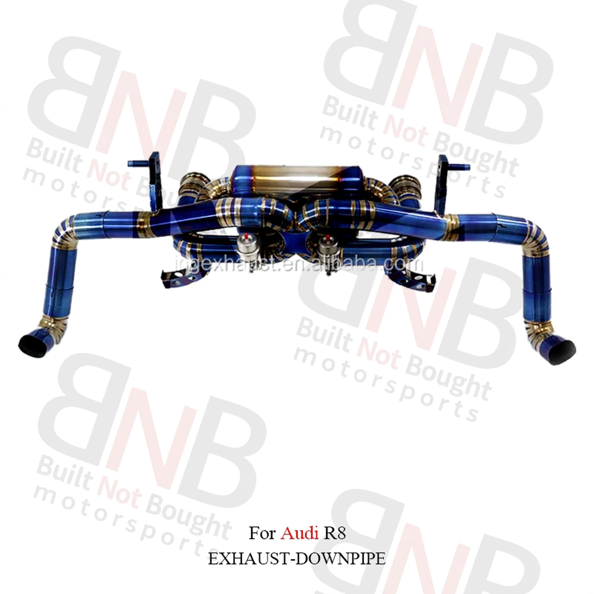BNB Titaniumz Performance Catback Exhaust System Titanium Alloy for Audi R8 2008-2018