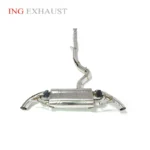 BNB Titaniumz Catback Exhaust System for AMG A45 2.0T with Electronic Valve