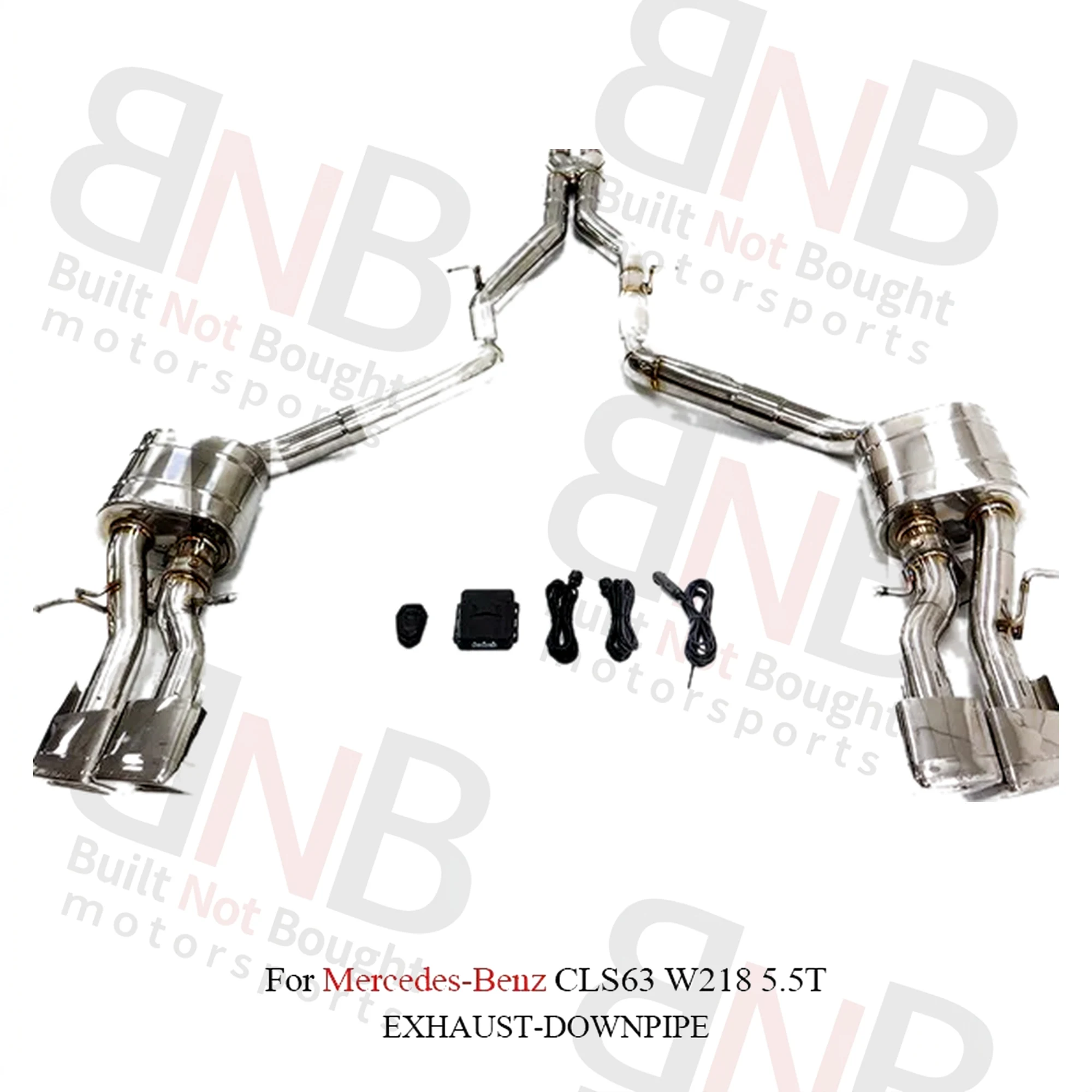 BNB Titaniumz Stainless Steel Valvetronic Exhaust for Mercedes CLS63 5.5T