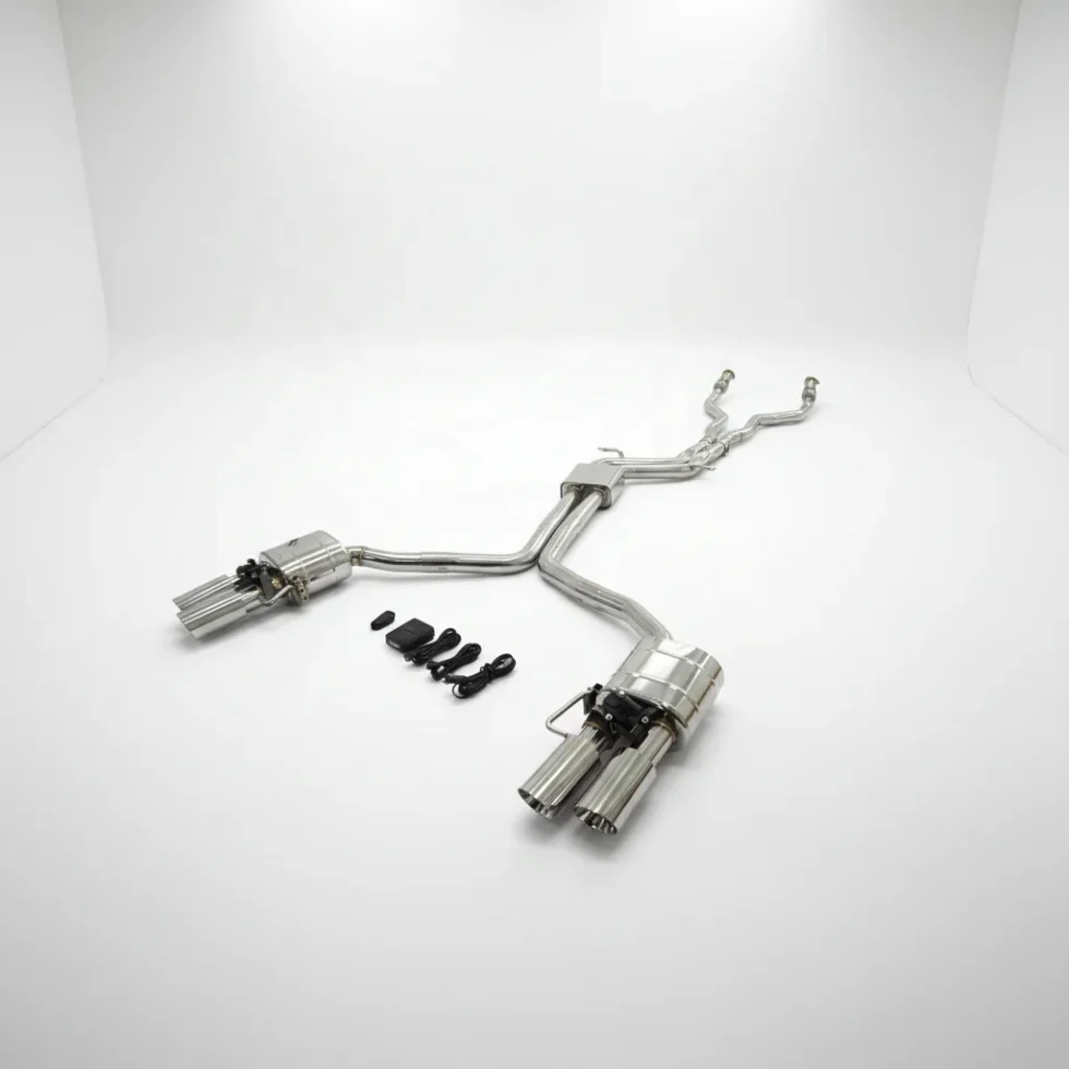 BNB Titaniumz Customized Stainless Steel Exhaust Catback for Audi S4 S5 B8