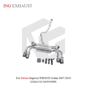 BNB Titaniumz Stainless Steel Exhaust Valve Catback 120x60x30cm Silvery