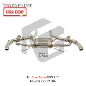 BNB DBX Catback Exhaust System Stainless Steel for Aston Martin DBX 4.0T
