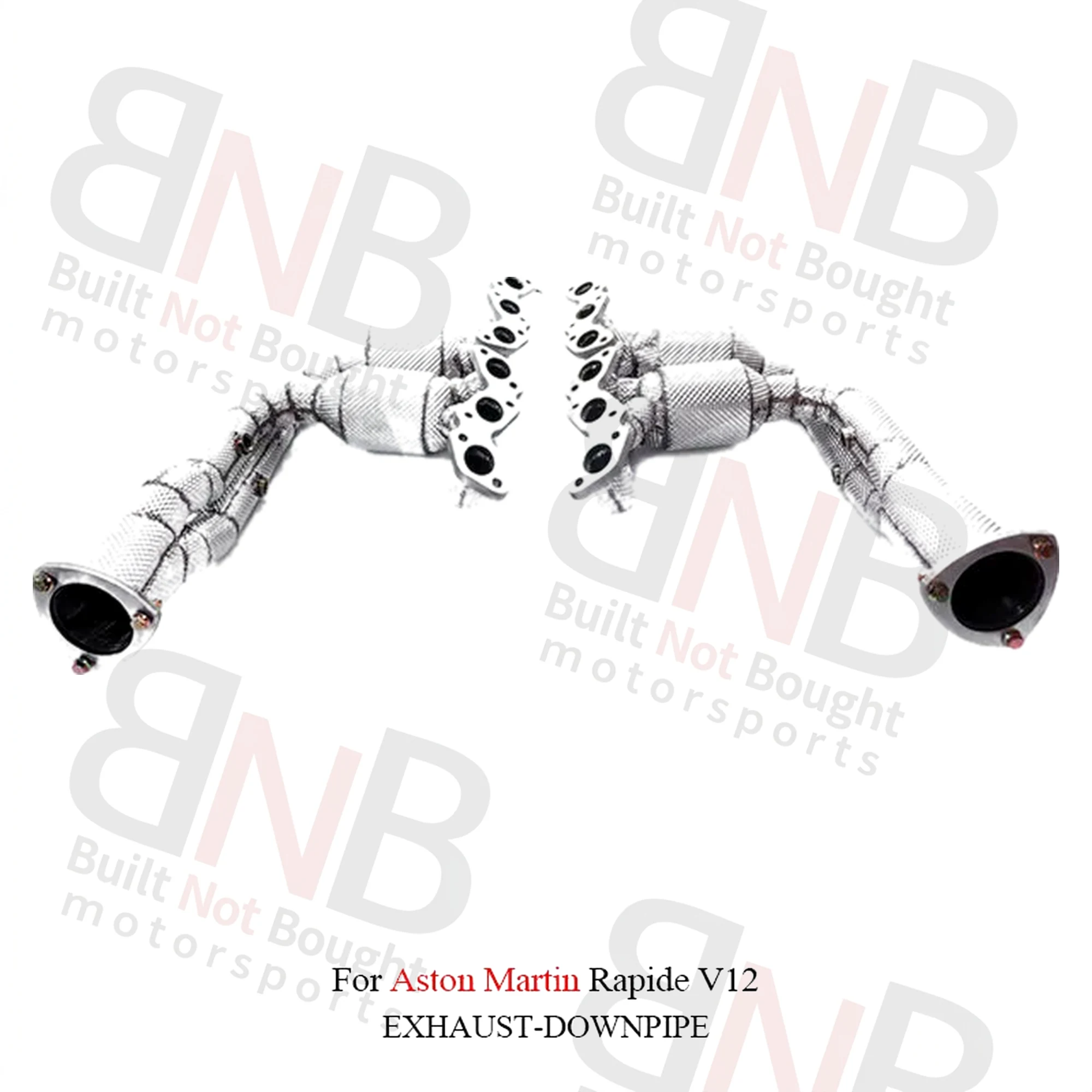 BNB Stainless Steel Exhaust Headers for Aston Martin Rapide V12